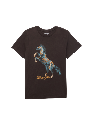 T-shirt rearing horse - Femme