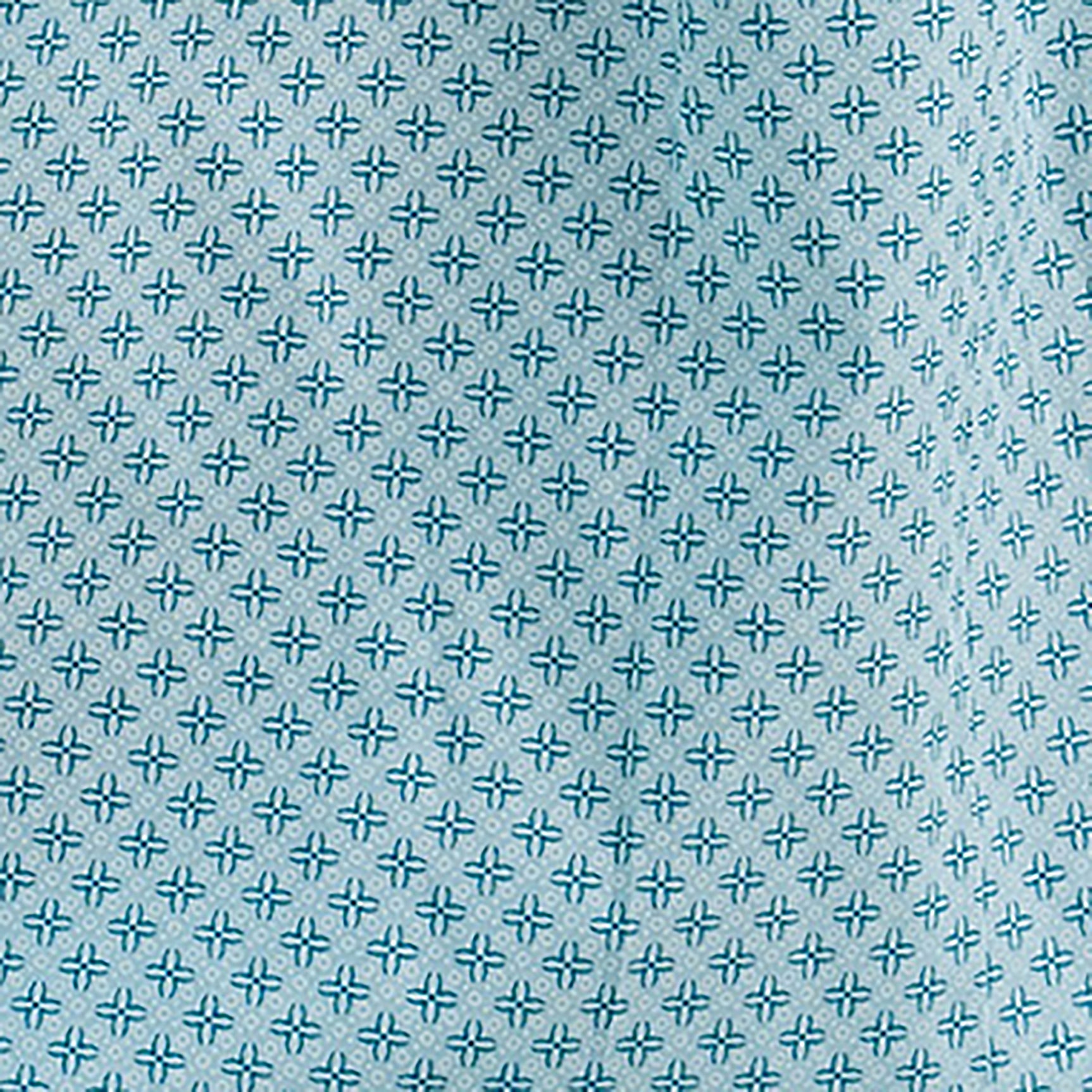 Chemise Classic Relaxed Fit Teal Print - Homme