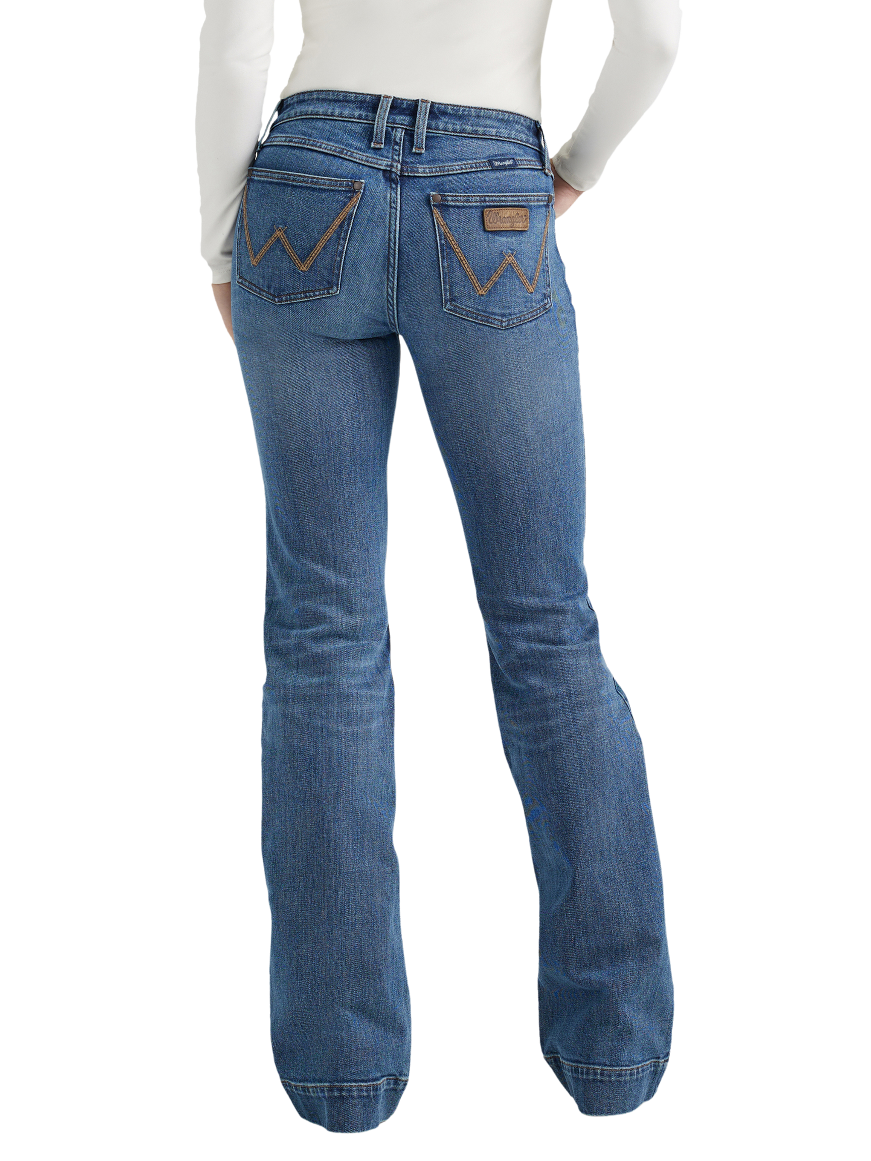 Jeans Trouser Retro Mae Mid Rise Iris - Femme