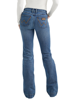 Jeans Trouser Retro Mae Mid Rise Iris - Femme