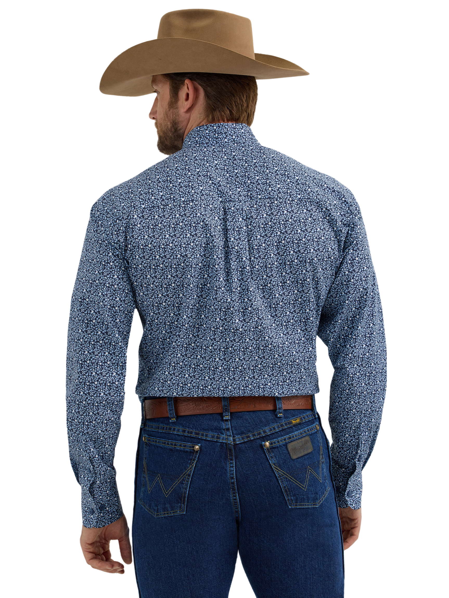 Chemise George Strait Bleu - Homme