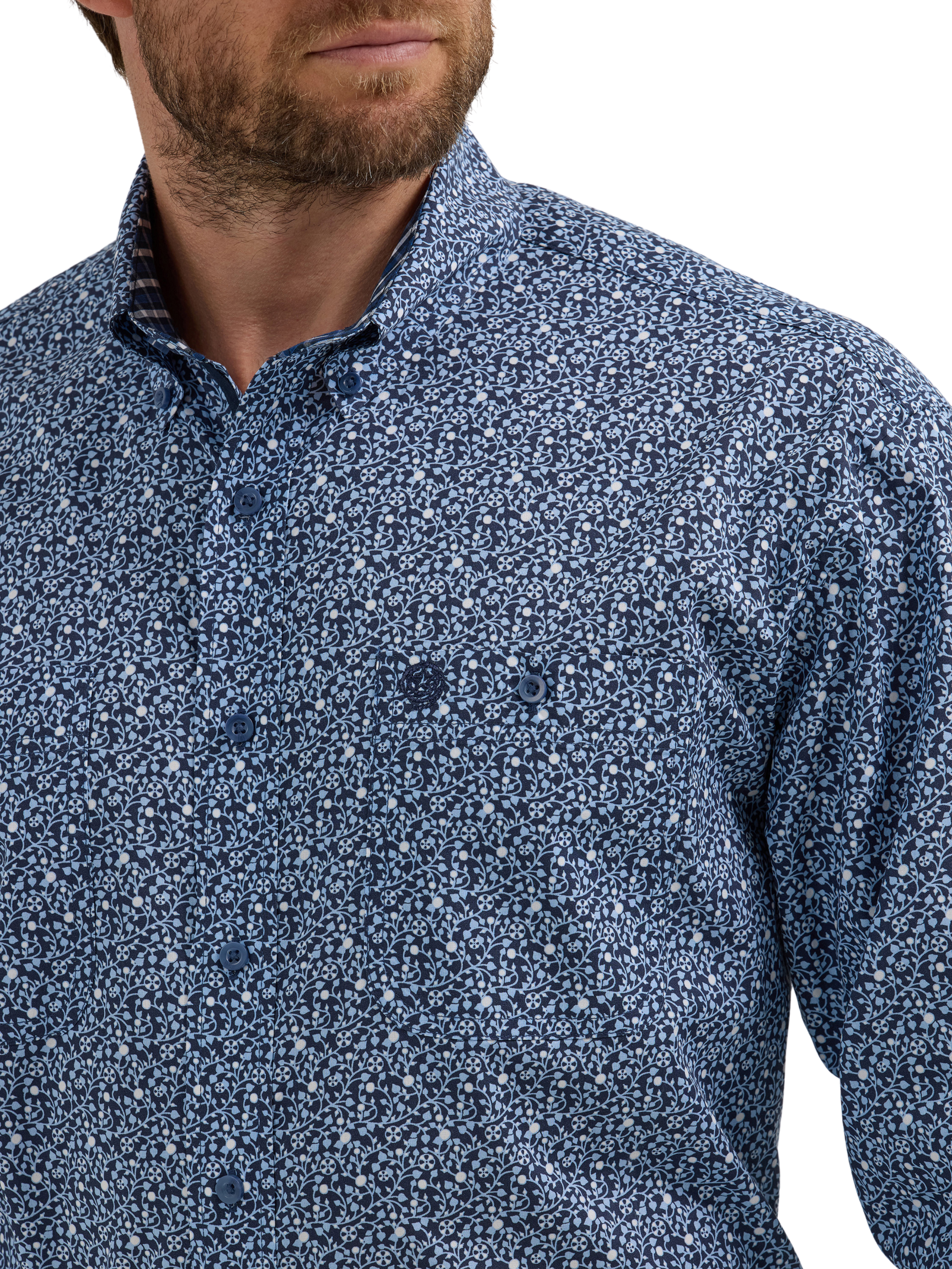 Chemise George Strait Bleu - Homme