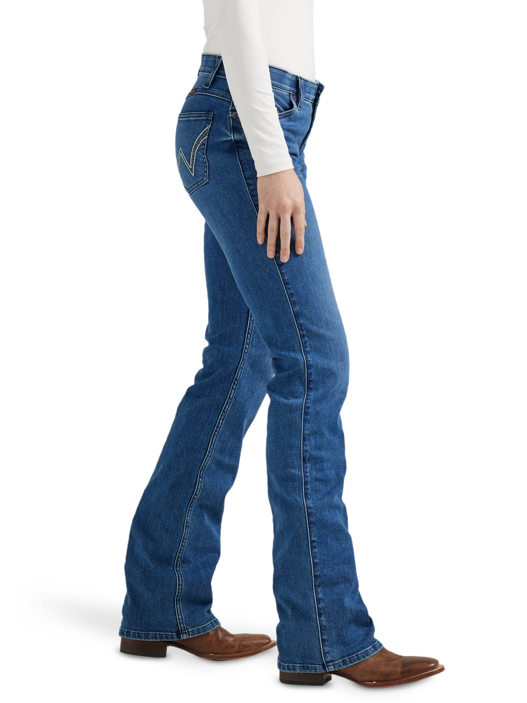 Jeans Ultimate Riding Jean Q-Baby Bootcut Marie Mid-Rise Slim Bootcut - Femme