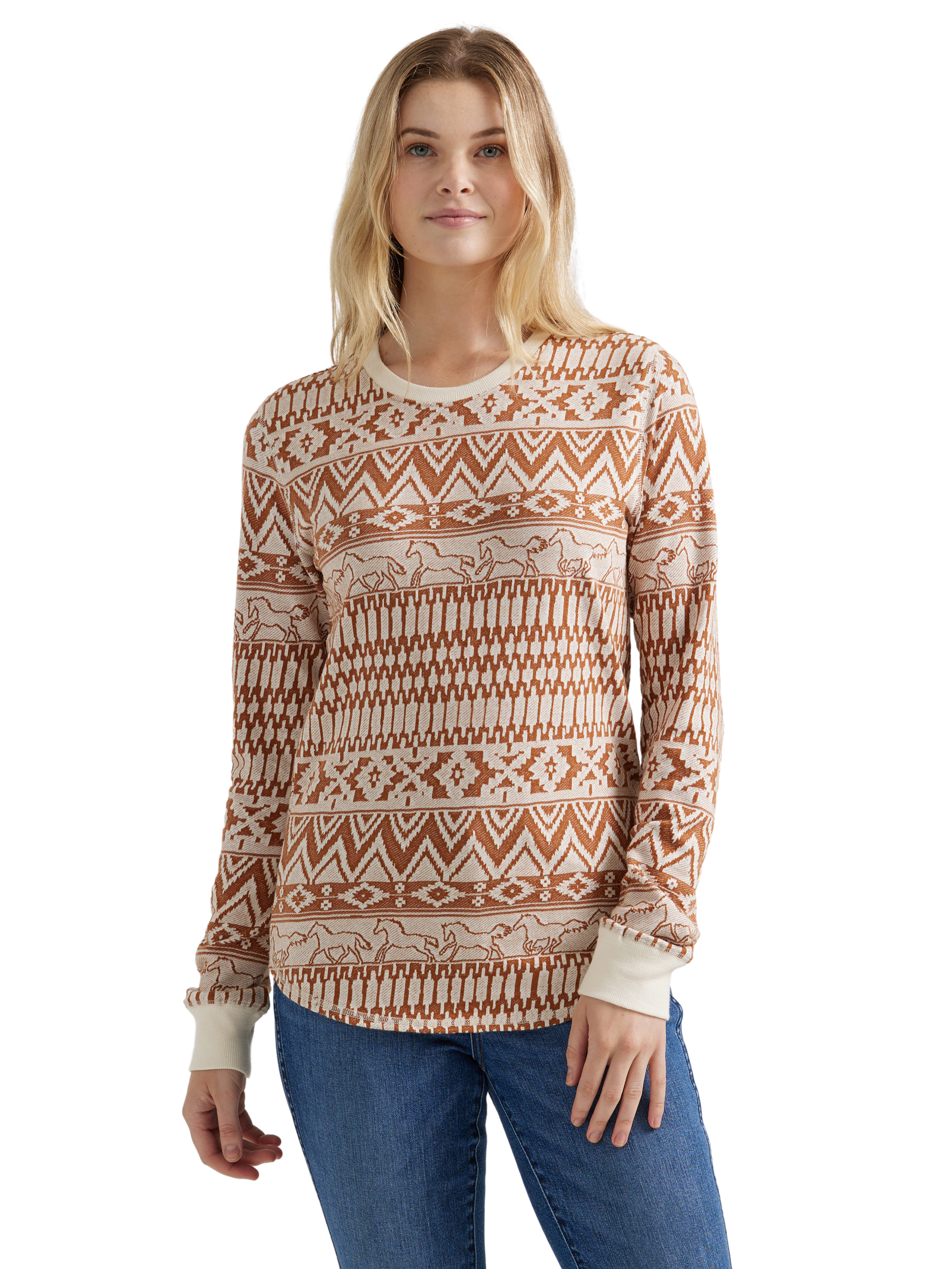 Chandail Knit aztec Americana - Femme