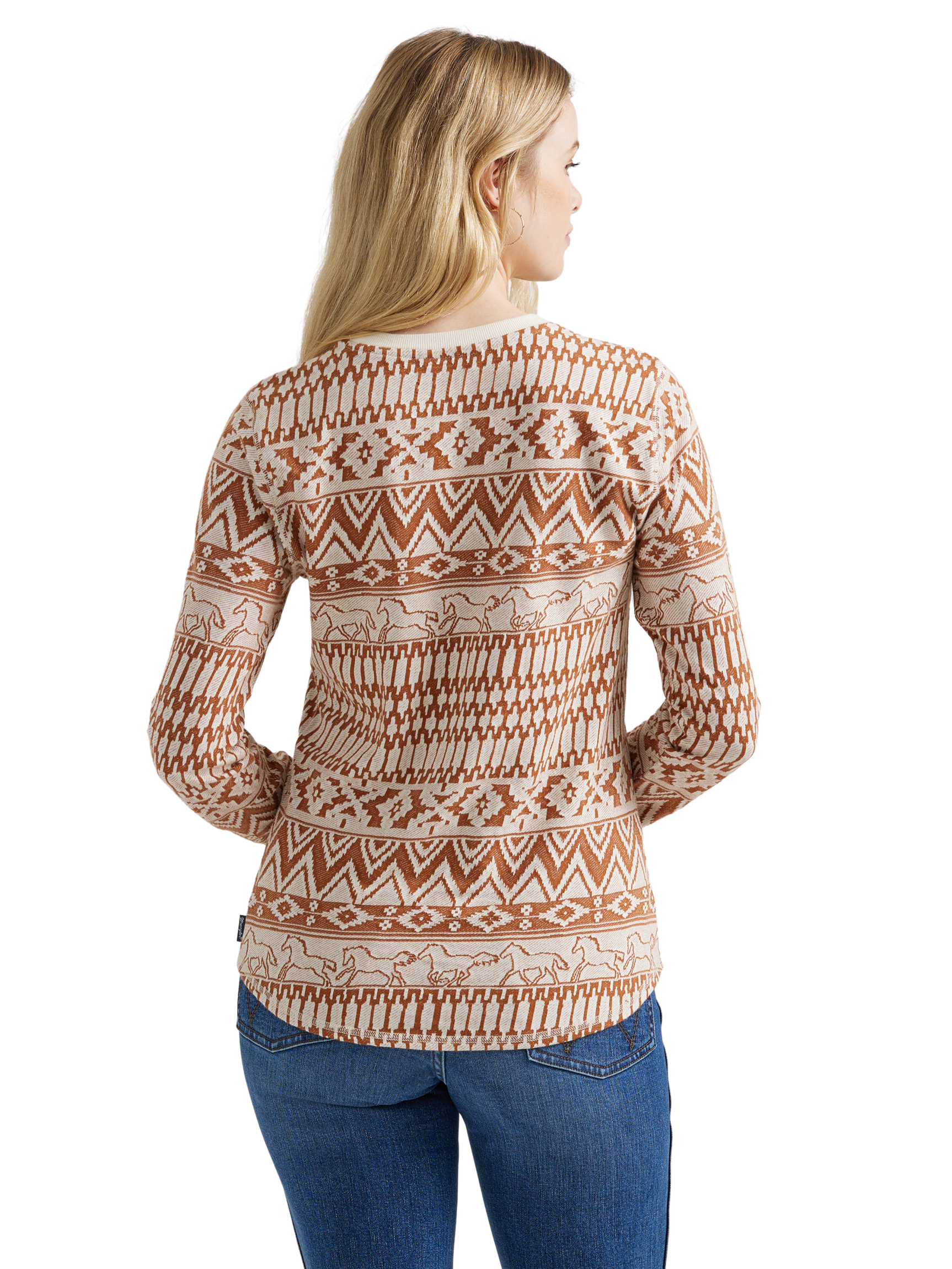 Chandail Knit aztec Americana - Femme