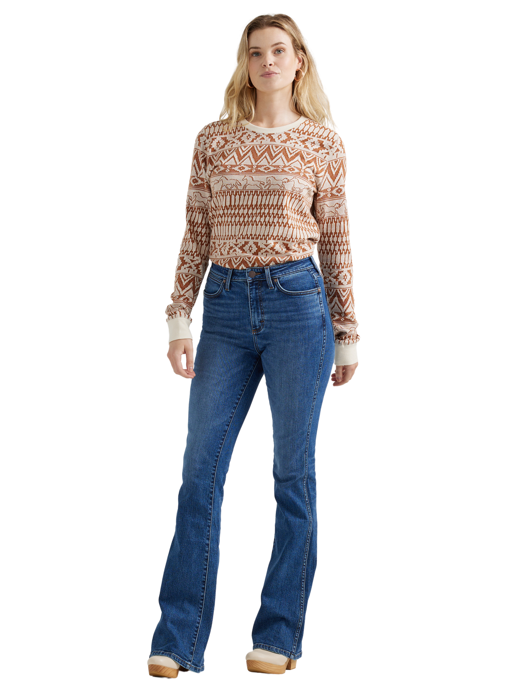 Chandail Knit aztec Americana - Femme