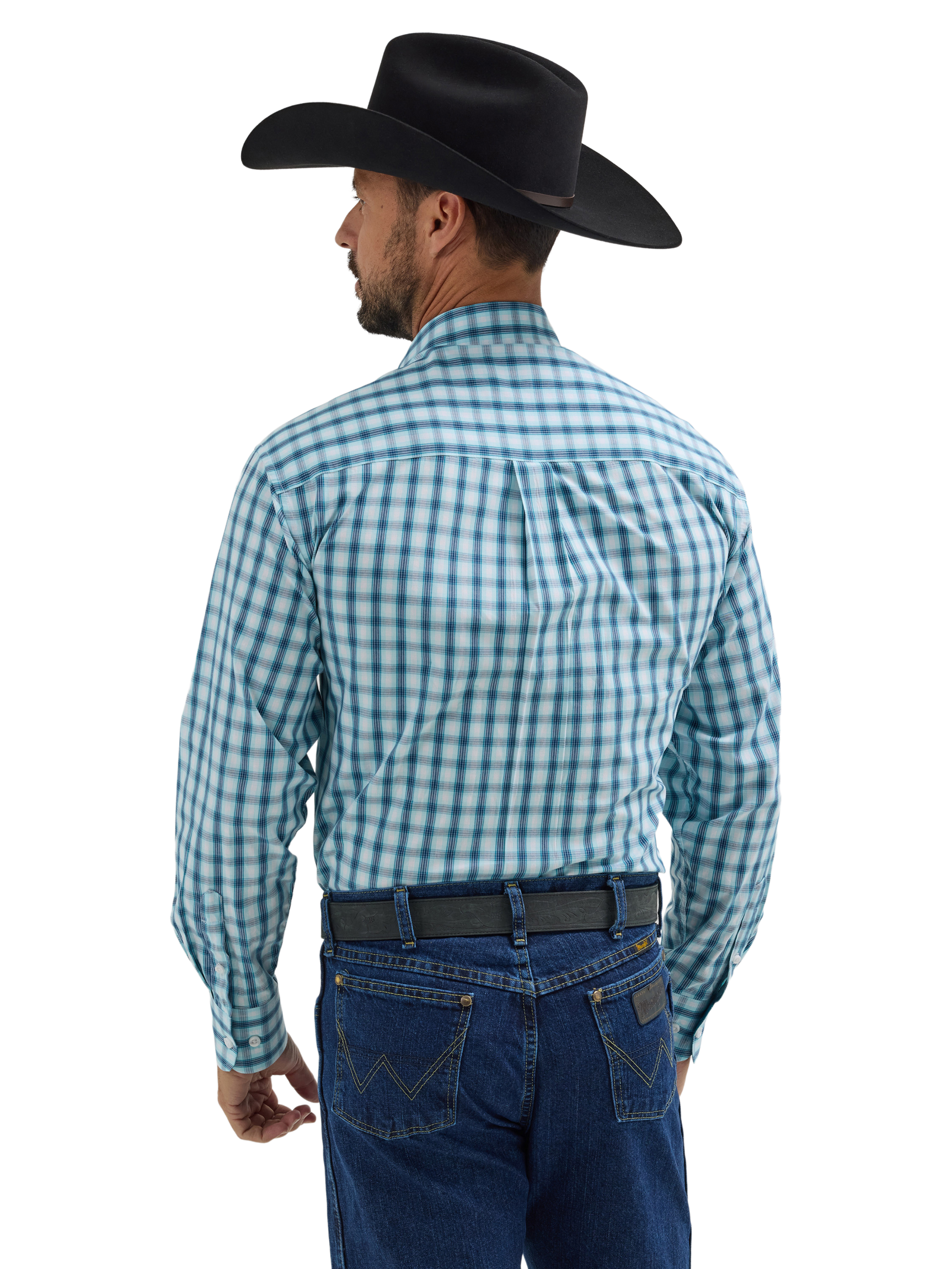 Chemise George Strait Carreauté Retro - Homme