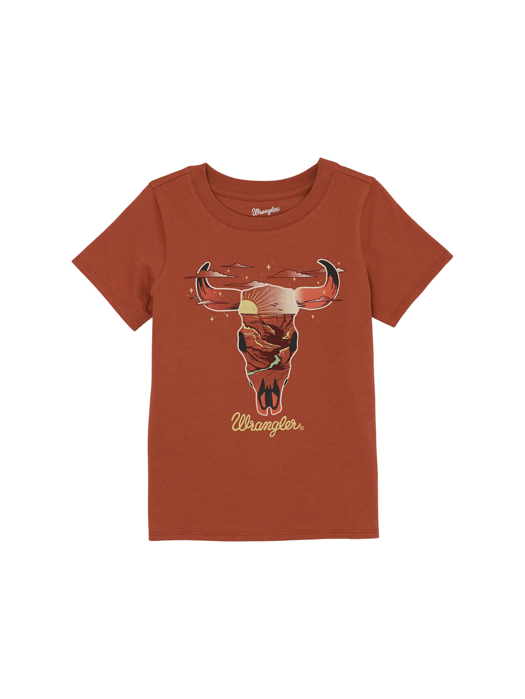 T-shirt Cow Skull - Fille