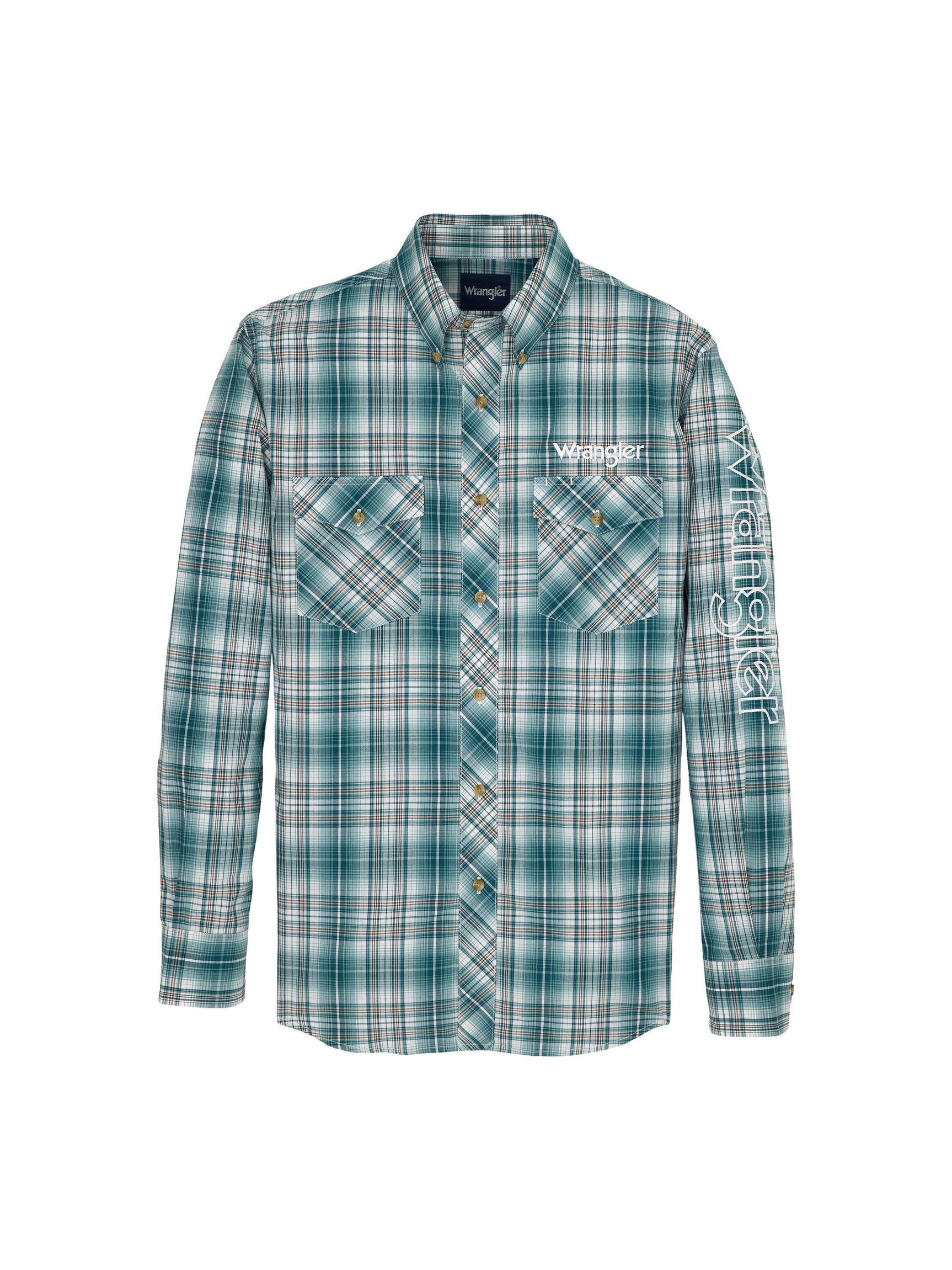 Chemise Retro Logo Verte - Homme