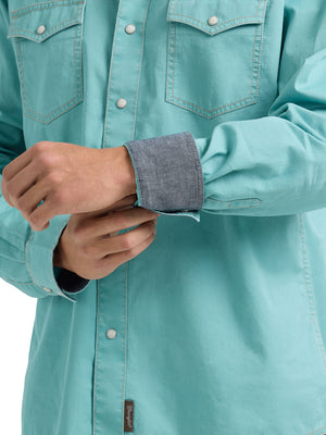 Chemise Retro® Premium Turquoise - Homme