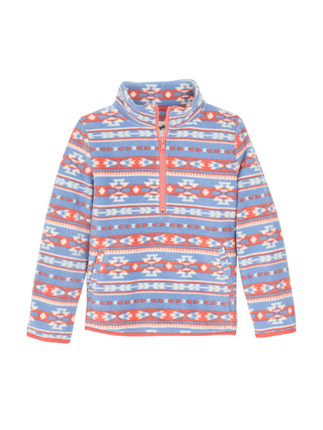GANT - Sweat à logo écusson et demi-fermeture éclair - Bleu GANT - Sweat à logo écusson et demi-fermeture éclair - Bleu