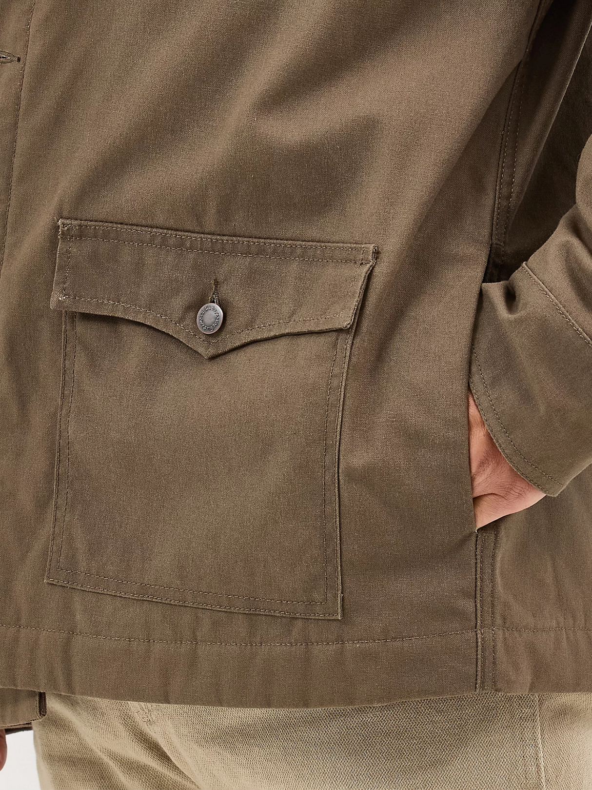 Men's Lined Canvas Barn Coat
