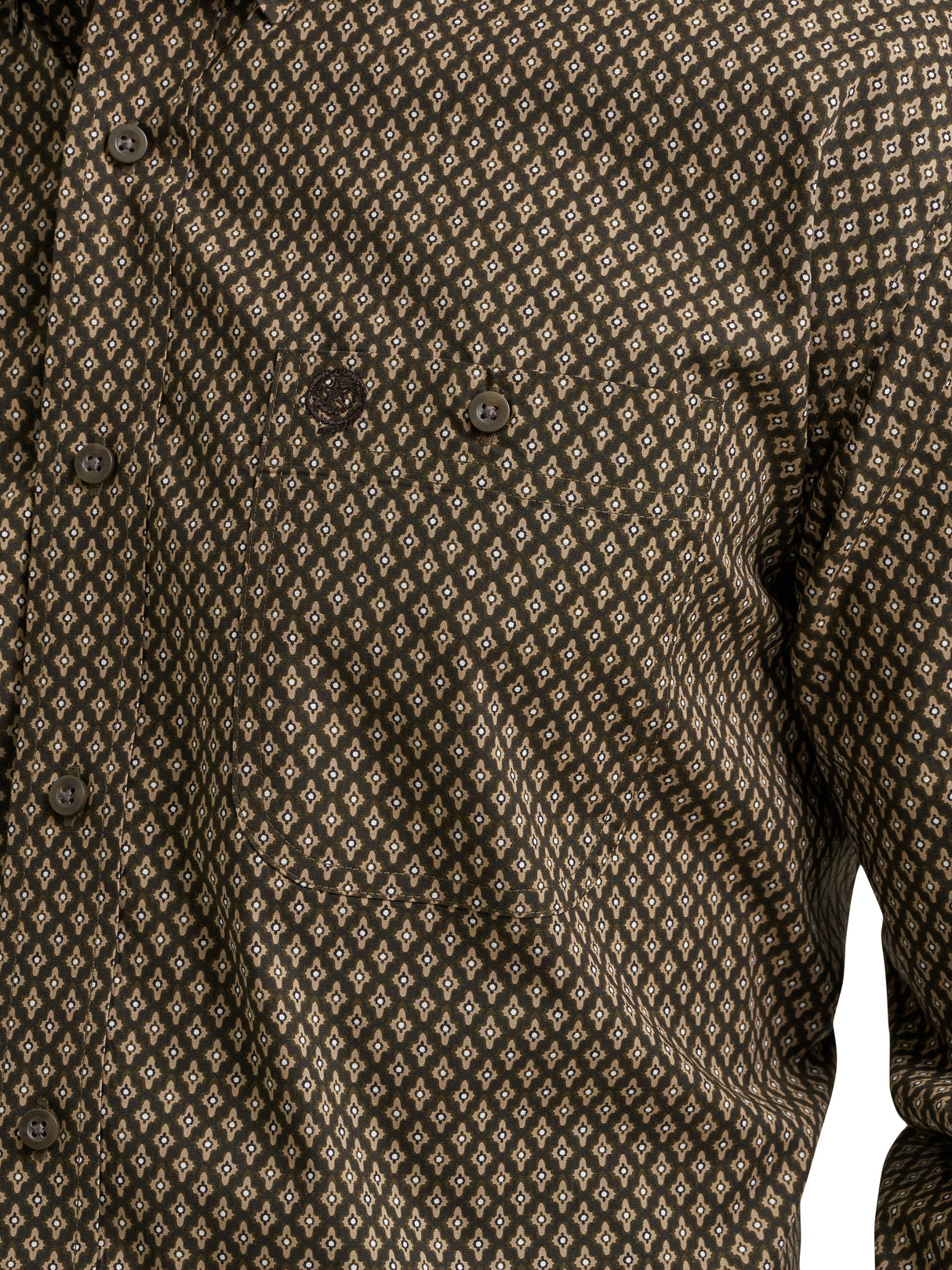 George Strait Brown Multi Shirt - Men
