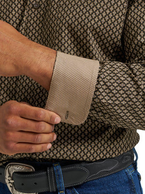 George Strait Brown Multi Shirt - Men
