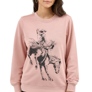 Chandail Crewneck Bucking Steer - Femme