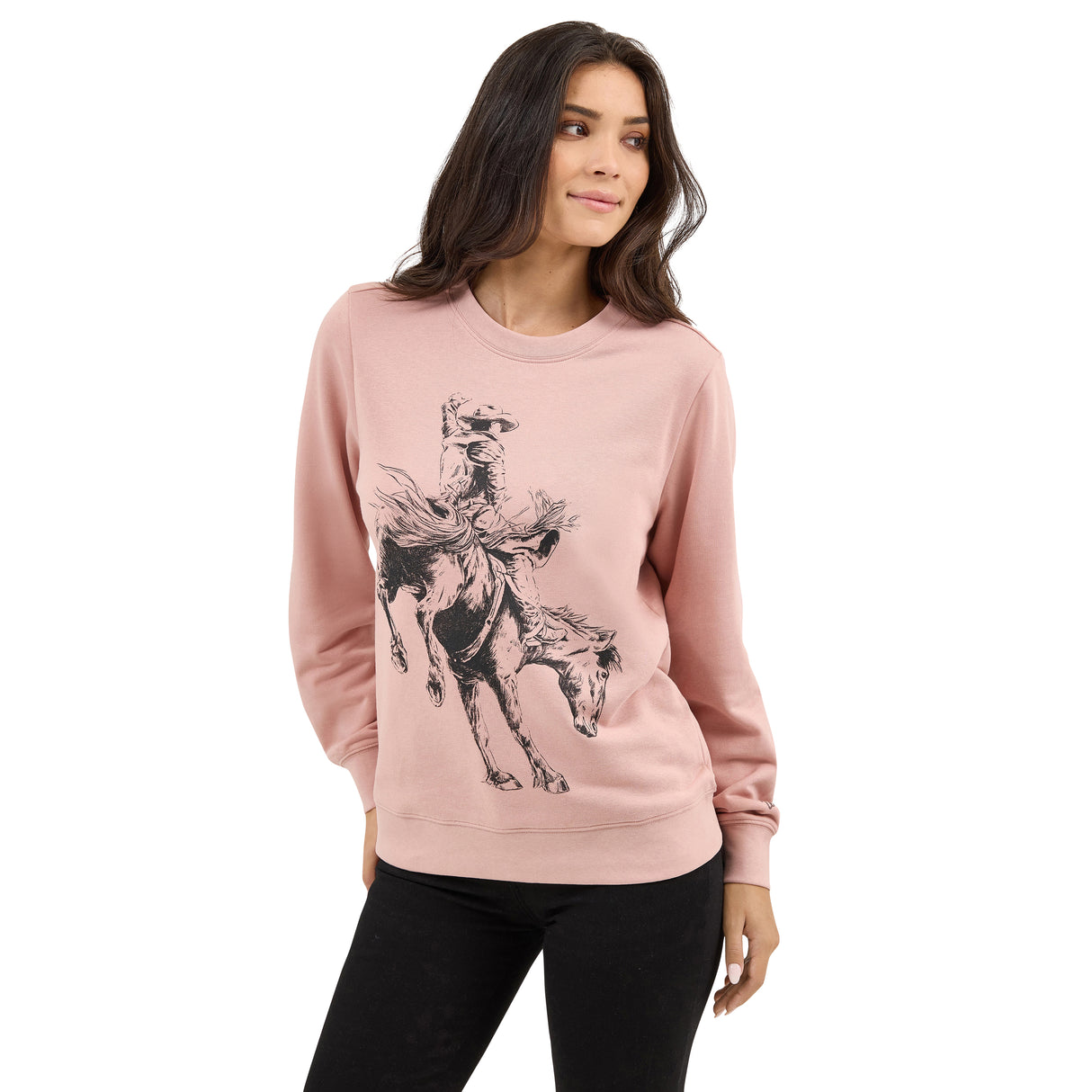 Chandail Crewneck Bucking Steer - Femme