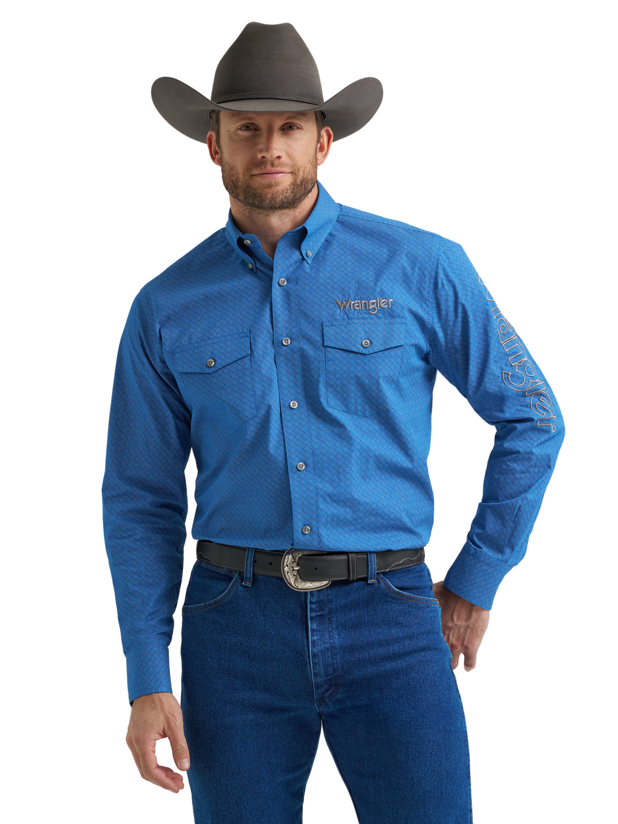 True Blue Western Shirt - Men's