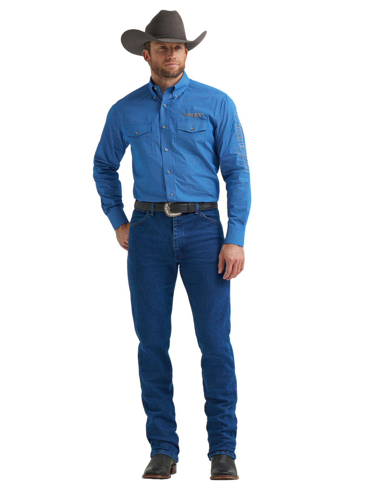 True Blue Western Shirt - Men's