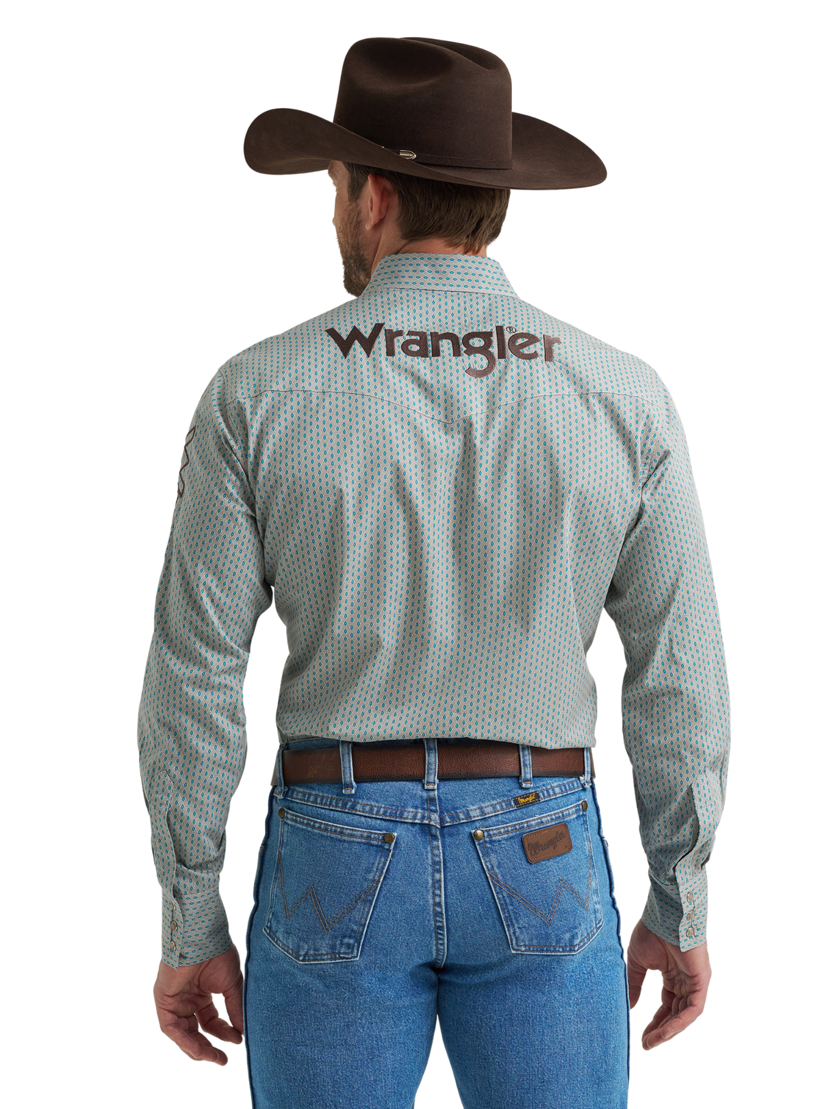 Chemise western snaps Logo Peacock - Homme