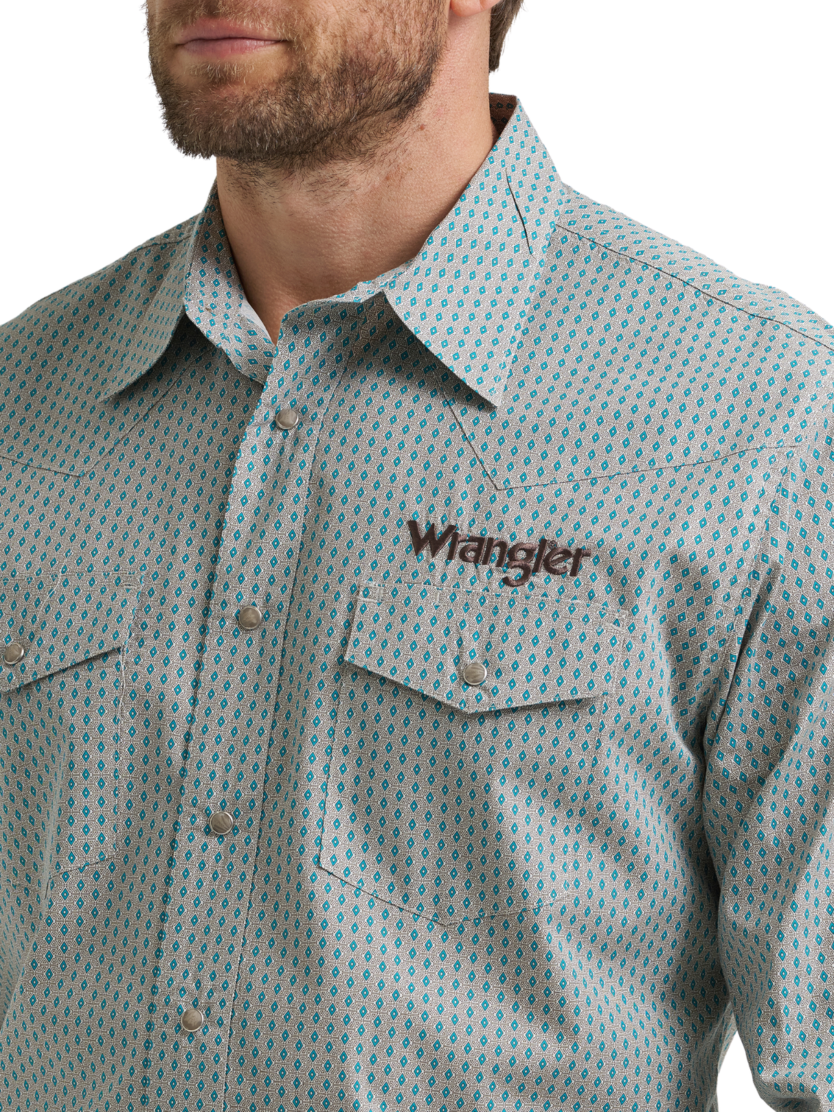 Chemise western snaps Logo Peacock - Homme