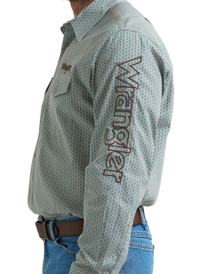 Chemise western snaps Logo Peacock - Homme