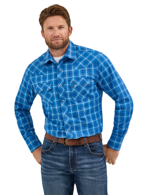 Chemise Western Retro True Blue - Homme