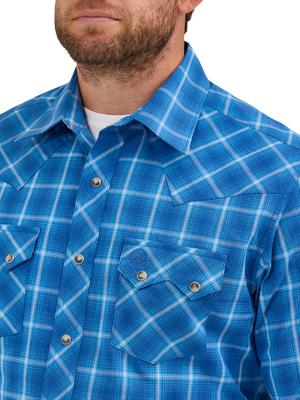 Chemise Western Retro True Blue - Homme