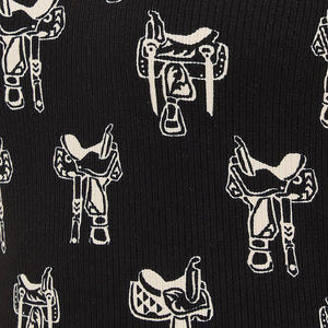 Chandail à col montant Mock Saddle - Femme