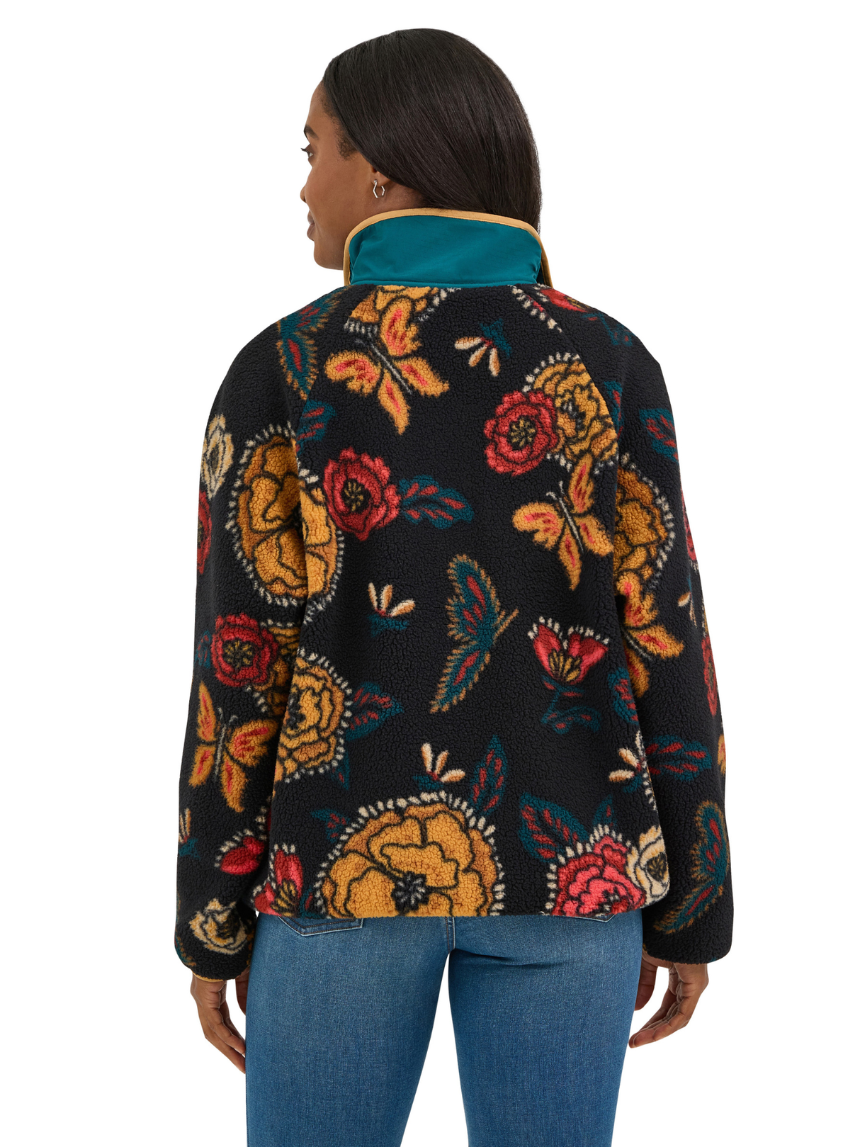 Pull en sherpa Retro® Punchy - Femme