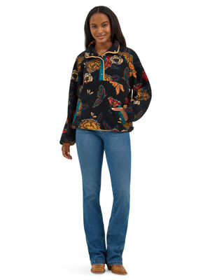 Pull en sherpa Retro® Punchy - Femme