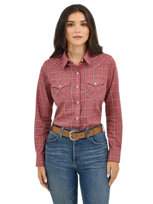 Chemise Western à boutons-pression Essential - Femme