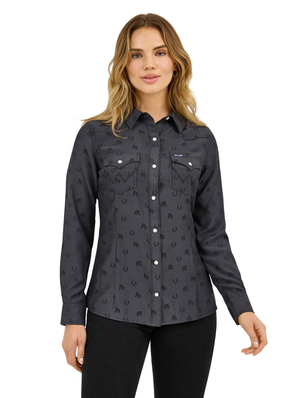 Chemise Western Noire - Boutique Cowboy Chemise Western Noire - Boutique Cowboy