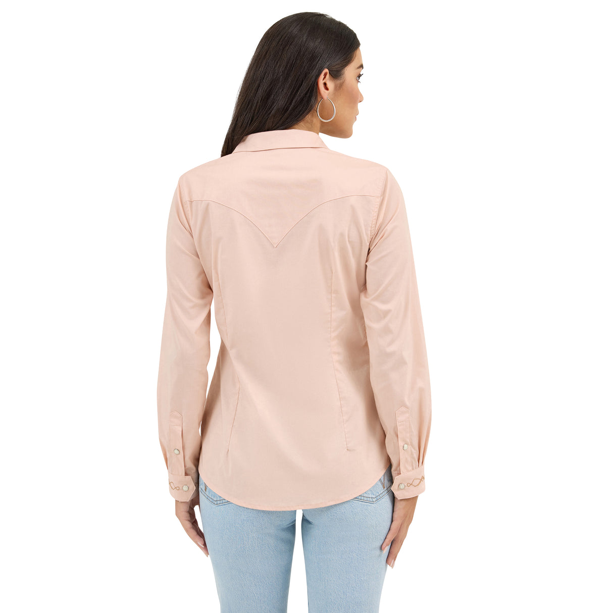 Chemise Western Vintage Rose - Femme