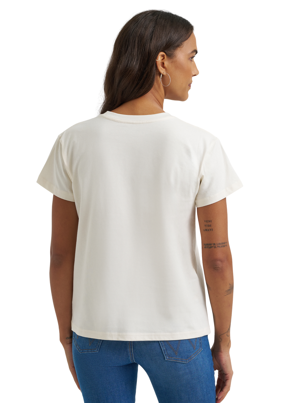 T-Shirt Long Live Cowboys Buckin - Femme