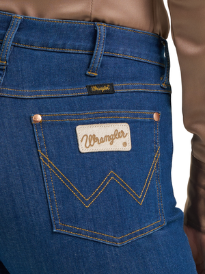 Jeans Western Wrangler® X Lainey Wilson Cheeky Wide Leg - Femme