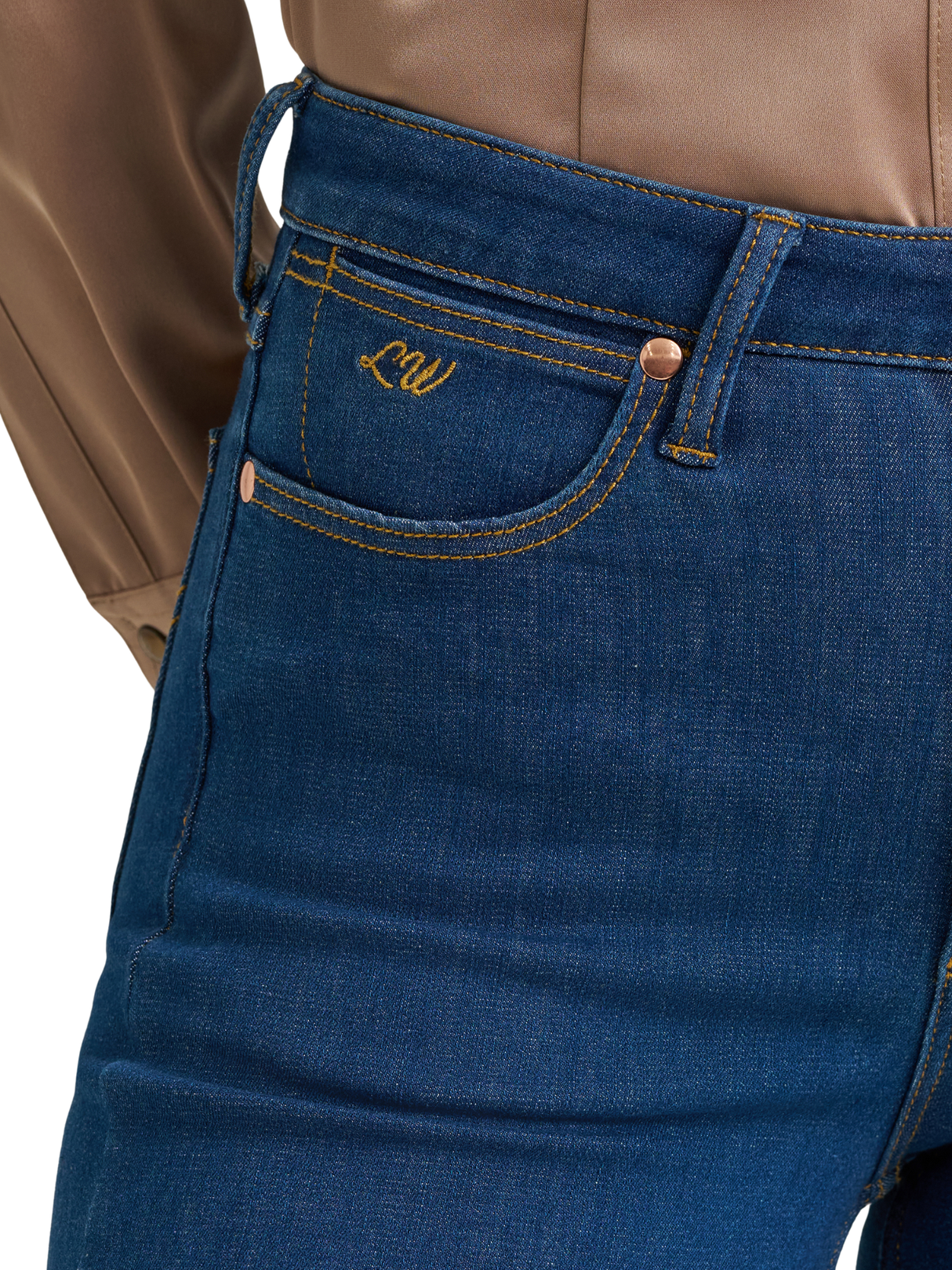 Jeans Western Wrangler® X Lainey Wilson Cheeky Wide Leg - Femme