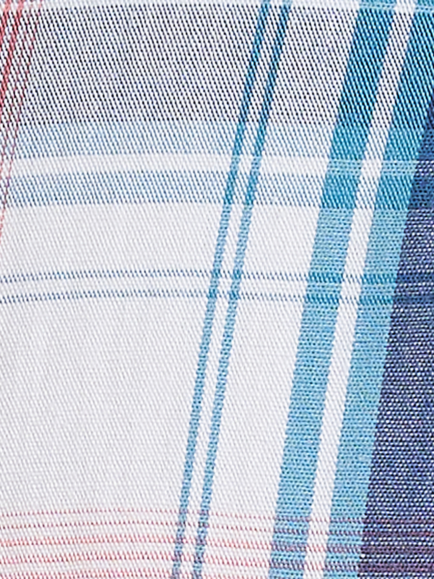 Chemise Western carreauté Blue à manches courtes - Homme