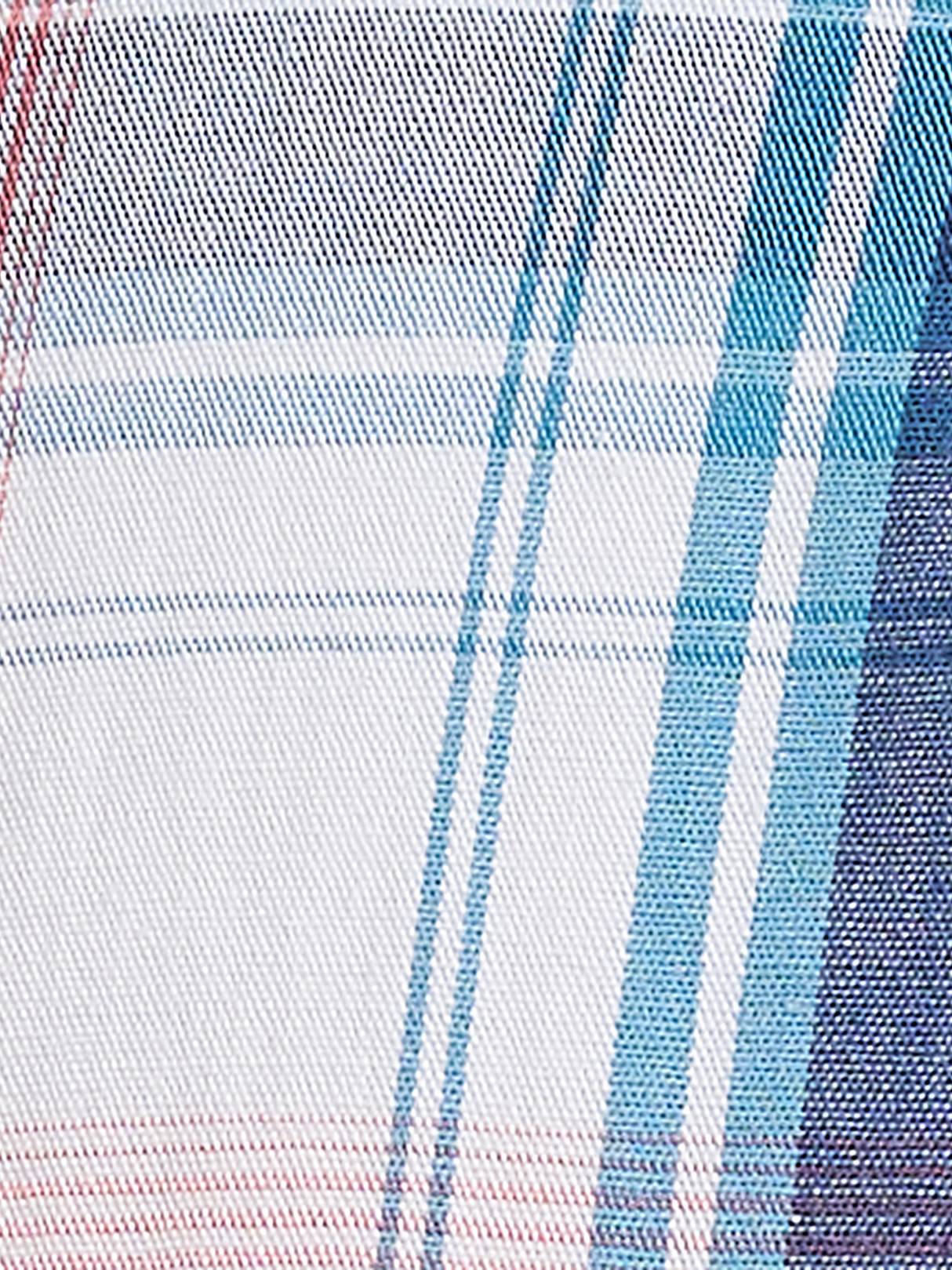 Chemise Western carreauté Blue à manches courtes - Homme