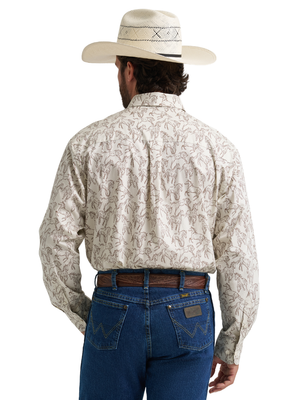 Chemise Western George Strait Walnut - Homme