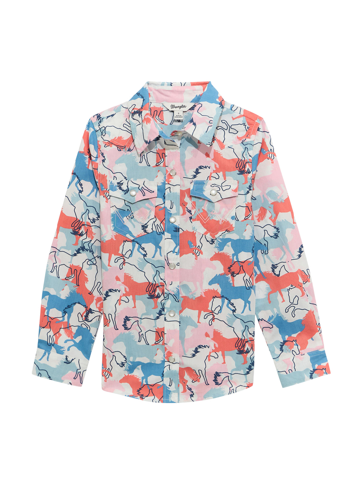 Chemise western chevaux - Fille