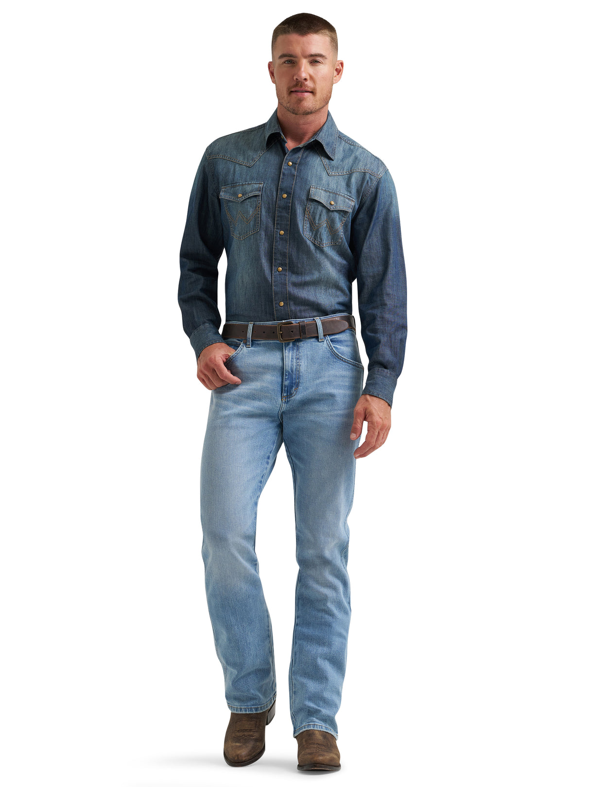 Jeans Western Retro® Slim Bootcut Cloverdale - Homme
