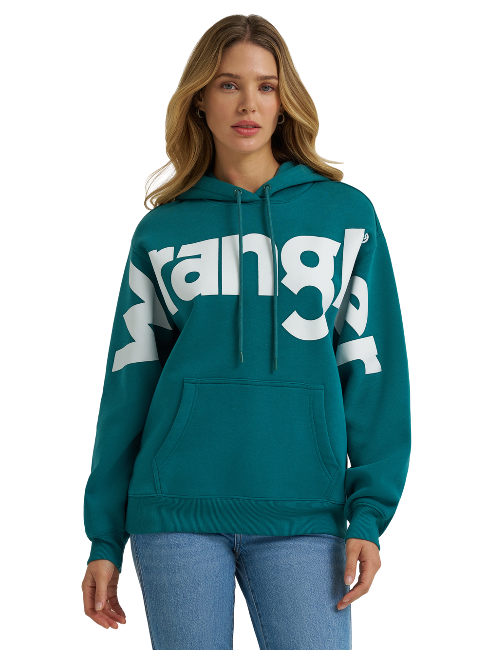 Hoodie Retro® Punchy Teal - Femme