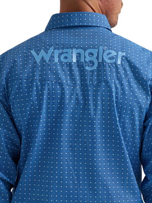 Chemise Western Logo Bleu - Homme