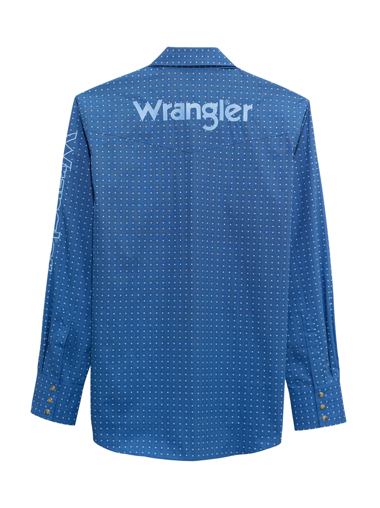 Chemise Western Logo Bleu - Homme