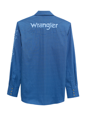 Chemise Western Logo Bleu - Homme