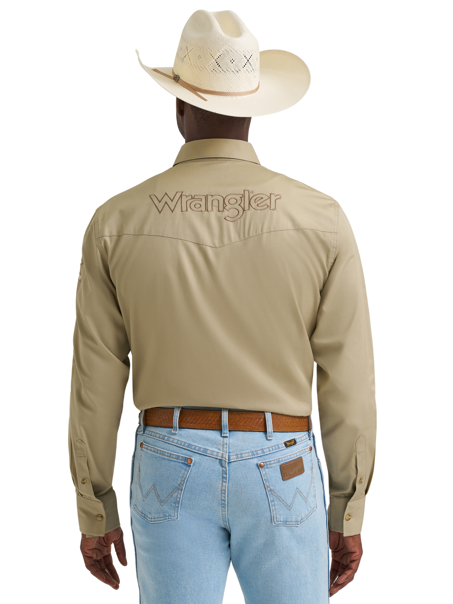 Chemise Western Logo Brune Camo - Homme