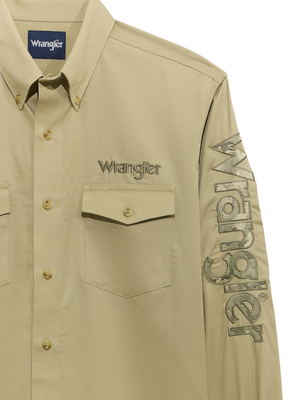 Chemise Western Logo Brune Camo - Homme