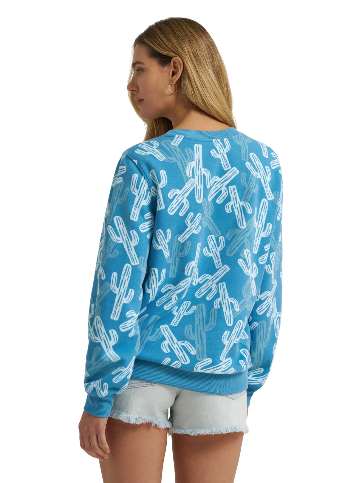 Chandail Retro® Americana Oversized Crew Wild West Cactus - Femme