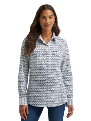 Chemise Western à snaps Blue Boots - Femme