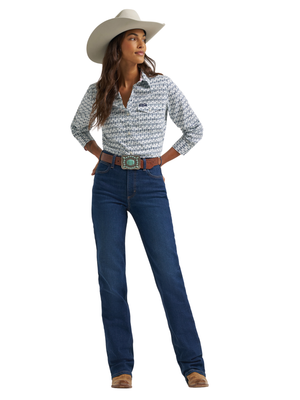 Chemise Western à snaps Blue Boots - Femme